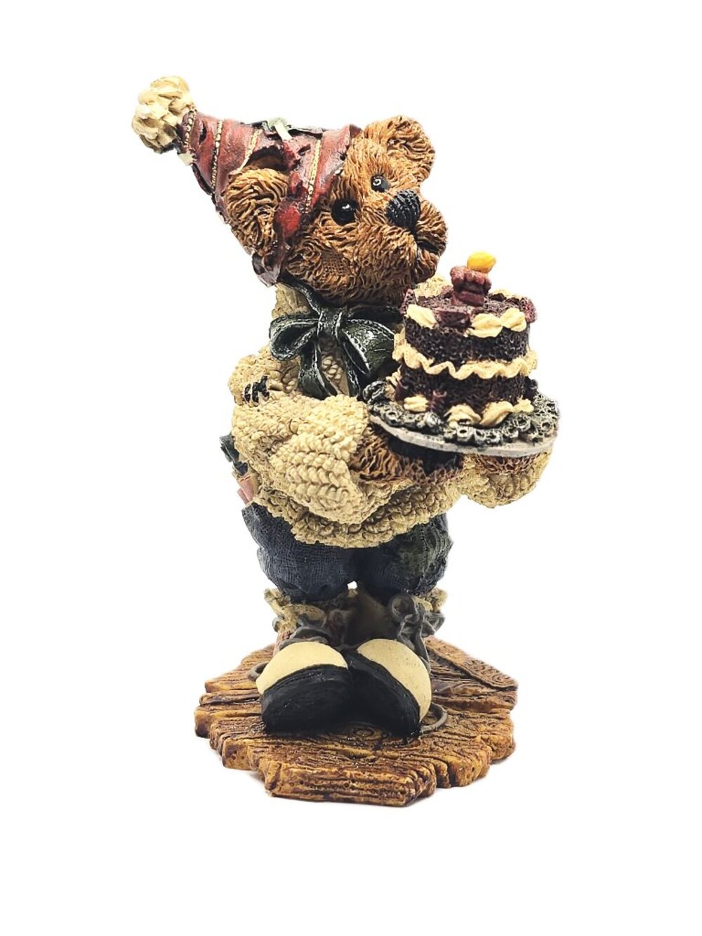 Boyds Bears M Harrison's Birthday 28E/1144 Style 2275 1995 Cake Vintage Figurine